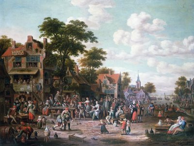 Fête de village, 1716 - Rutger Verburgh